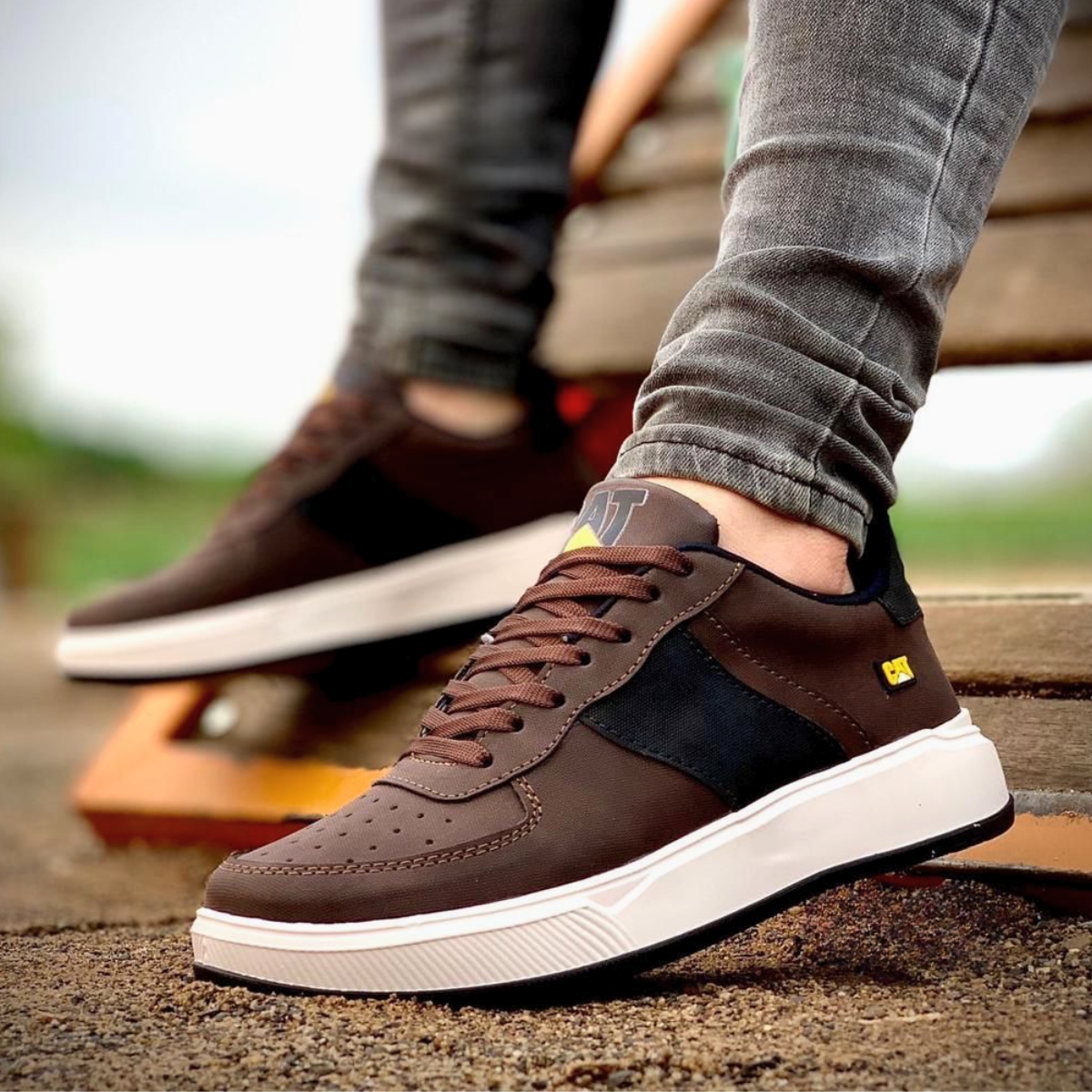 tenis caterpillar cat para hombre color cafe Comprar tienda onlineshoppingcenterg Colombia centro de compras en linea